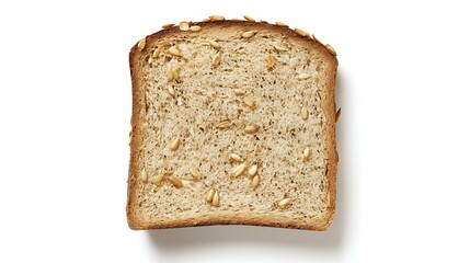 Wholesome Whole Grain Bread: Artisan Baked, High-Fiber, Nutritious Slice for Healthy Eating and Breakfast Ideas