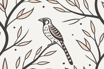 seamless pattern with birds