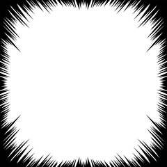 speed effect background on the edge of the comic