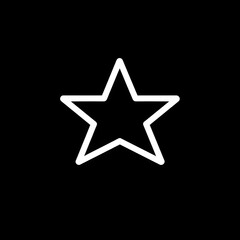 Obraz premium star icon logo