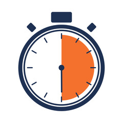 Countdown timer icon start 5, 10, 15, 20, 25, 30, 35, 40, 45, 50, 55 and 60. Numeric countdown elements for progress tracking, Time Tracking Illustration,Stopwatch Countdown Icons