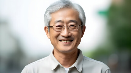 portrait of a senior man