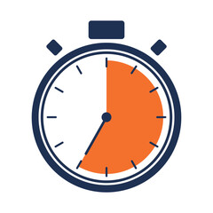 Countdown timer icon start 5, 10, 15, 20, 25, 30, 35, 40, 45, 50, 55 and 60. Numeric countdown elements for progress tracking, Time Tracking Illustration,Stopwatch Countdown Icons