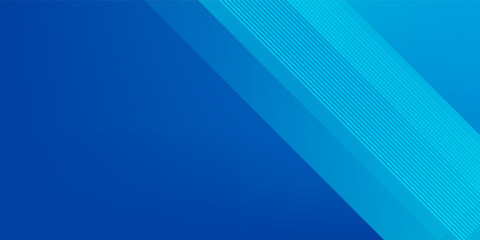 Fototapeta premium Abstract blue gradient geometric shape background. Vector illustration