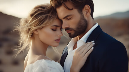 portrait of a young couple