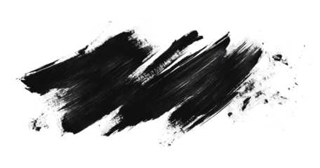 Abstract black and white paint splatter