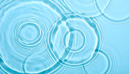 Soft Blue Water Ripple Texture in Morning Light 