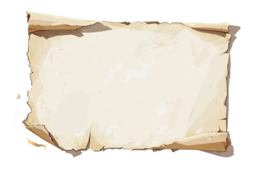Ancient scroll, blank, parchment