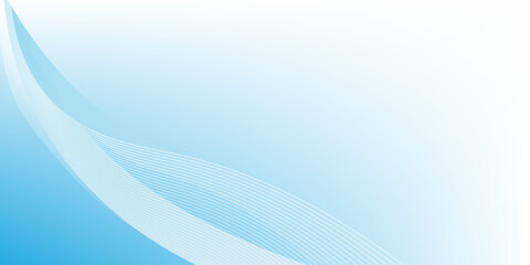 abstract blue wave background with dots and wavy lines. vector illustration