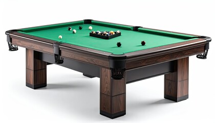 Billiard Table with Balls Rack and Pocket Nets