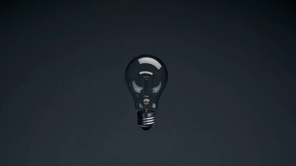 Illuminated Bulb Symbolizing Ingenuity and Creative Vision