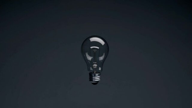Illuminated Bulb Symbolizing Ingenuity and Creative Vision