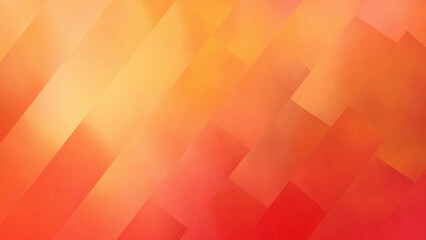Abstract Geometric Background in Warm Orange and Red Tones