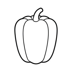 vector illustration of a pepper