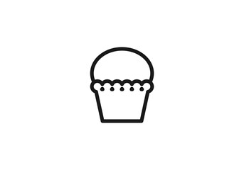 Sweet Food Line Icon logo png transparent template icons vector illustration