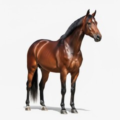 Obraz premium horse in the snow