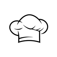 Chef hat logo vector abstract template download