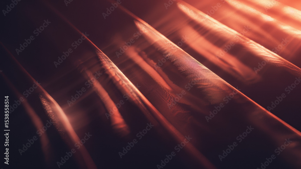 Poster soft gradient fabric texture with gentle sunbeam patterns creating warm and inviting atmosphere