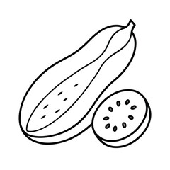 vector illustration of a black pepper
