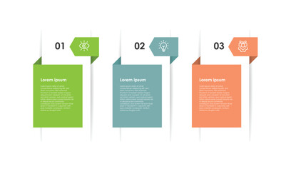 Modern infographic template. Timeline business with 4 step paper style can be used for workflow, business presentation and web graphic design 