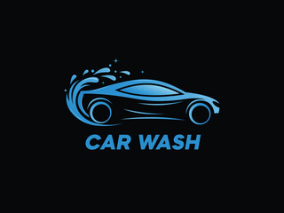 Fototapeta premium Abstract Car Wash Logo