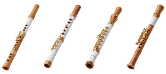 Various Types of Wooden Flutes for Musical Performance and Artistry