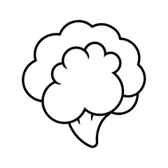 vector illustration of a cloud