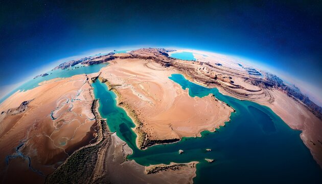 saudi arabia from space