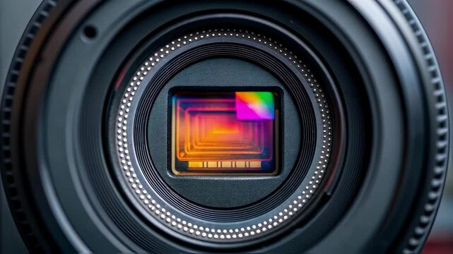 Camera sensor showing increasing light exposure