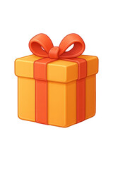 Obraz premium Marketplace Icon 10 | Gift box with ribbon