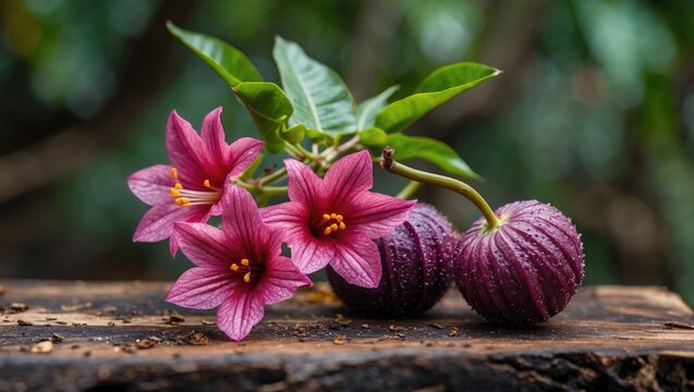 The unique fruit known as Belimbing buluh or Averrhoa belimbi