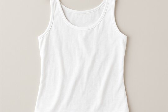 Comfortable white tank top for a laid-back day