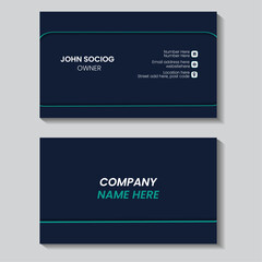Modern & Clean Business Card Template