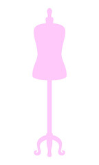 シンプルなピンクのトルソー♪PNG