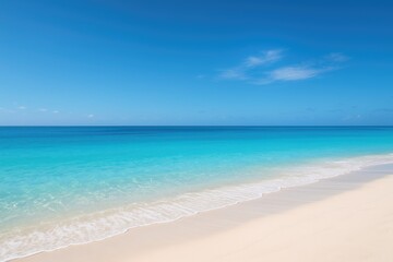 Obraz premium Stunning azure ocean scene resembling a tropical paradise