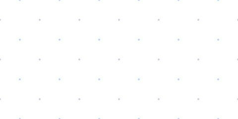 Simple vector minimal seamless pattern. Easy geometric texture with small circles, points, dots in regular grid. Subtle polka dot pattern. Blue and white minimalist background. Repetitive geo design