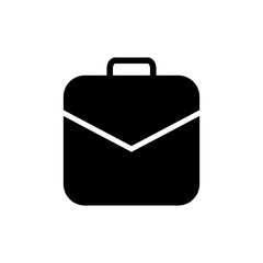 Briefcase icon symbol for apps and websites. suitcase sign and symbol. luggage symbol.