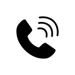 Call icon symbol for apps and websites. telephone sign and symbol. phone icon. contact us