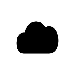 Cloud icon symbol for apps and websites. cloud sign and symbol