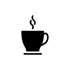 coffee cup icon symbol for apps and websites. cup a coffee sign and symbol