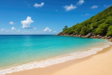 Fototapeta premium Secluded Coastal Spot for Relaxation