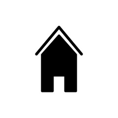 House icon symbol for apps and websites. Home sign and symbol