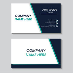Elegant Minimal Business Card Design