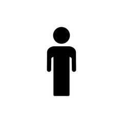 Man icon symbol for apps and websites. male sign and symbol. human symbol