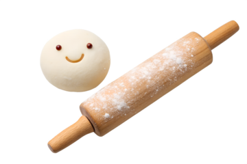 Adorable Dough Ball and Rolling Pin Baking Fun and Simple Recipes