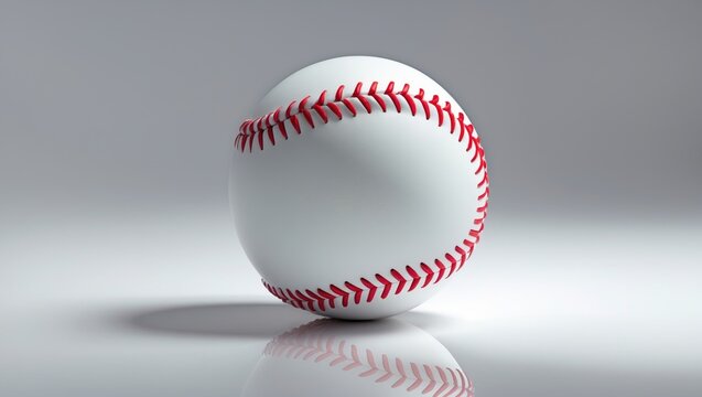 Shiny surface with a baseball ball