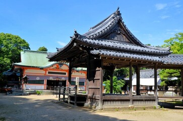 明石・住吉神社 能舞台・拝殿