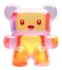 Naklejka na ściany i meble PNG Retro robot cute toy representation.