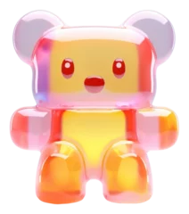 Selbstklebende Fototapeten PNG Retro robot cute toy representation. © Rawpixel.com