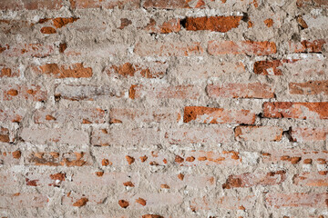 Old Red Brick Wall Texture Background